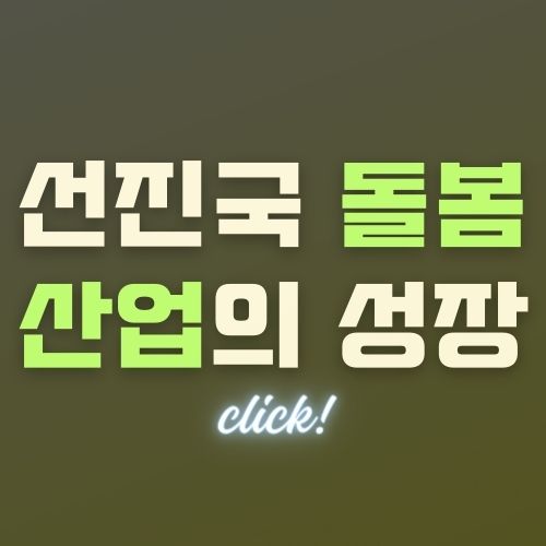 선진국 돌봄 산업의 확장과 시니어 타운의 인기